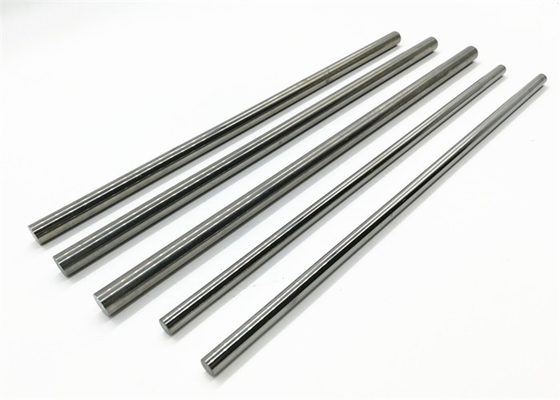 D5X330mm H6 Tungsten Metal Çubuk Katı Karbür Bar Boşlukları Kesme Aleti İçin Parlatılmış