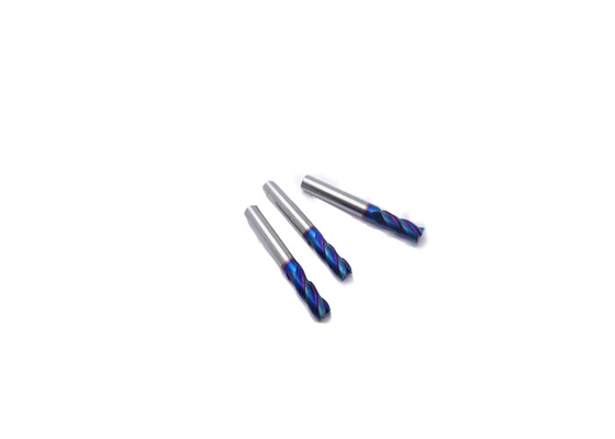 GW Mavi Nano Kaplamalı Katı Karbür Frezeler 5 * 6 * 14 * 50, 4.5 * 6 * 14 * 50, 16 * 16 * 32 * 89