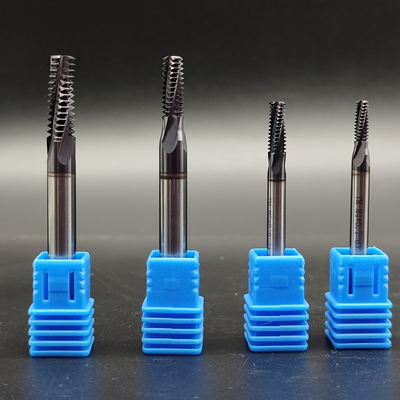 Tialn Kaplama Katı Karbür Tüm Diş Dişli Freze M2 M4 M6 M8 M10 Metal İçin