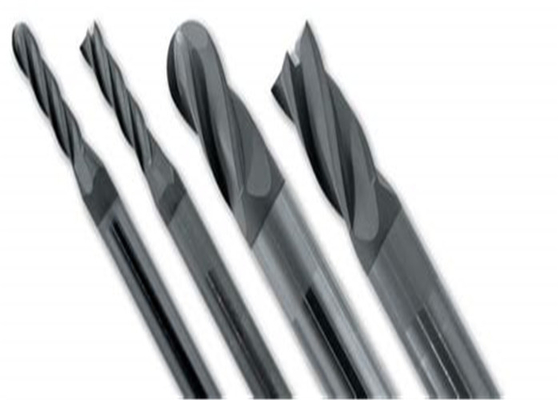 Alüminyum, Çelik, Dökme Demir için CNC HRC45-50 Katı Karbür Frezeler