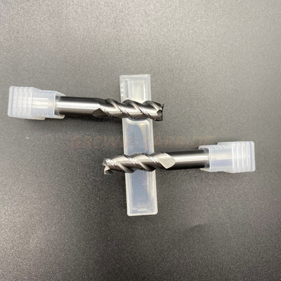 25mm 3 Flüt Parmak Freze Alüminyum Köşe Yarıçapı Mavi Nano Kaplama