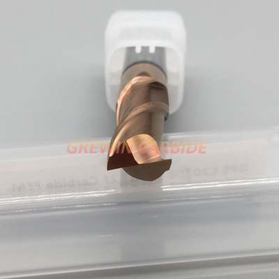 Tungsten Karbür Kare Parmak Freze 2/4 Flüt Hrc55-58 Çelik için Kesici Aletler
